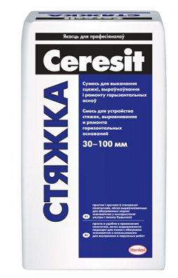 Растворная сухая смесь для стяжек Ceresit, 25 кг